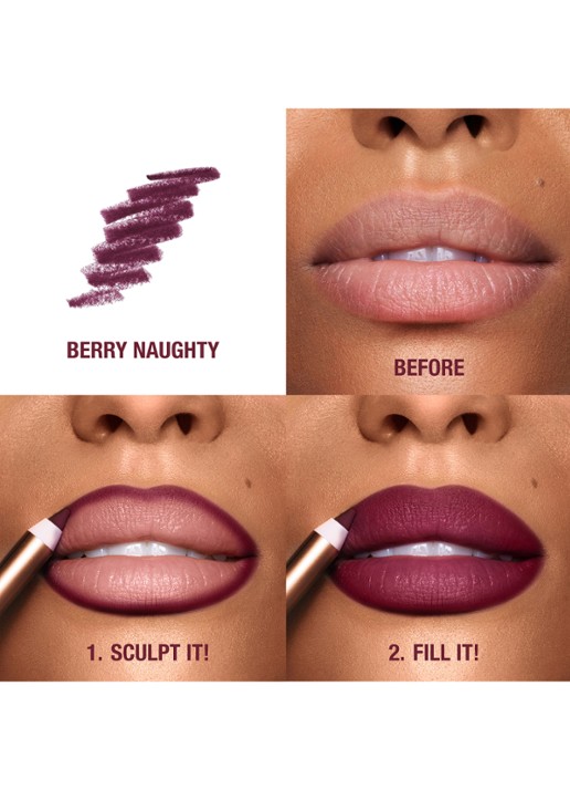 Charlotte Tilbury Lip Cheat - lipliner - detail 2 berry naughty
