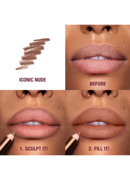 Charlotte Tilbury Lip Cheat - lipliner - detail 3 iconic nude