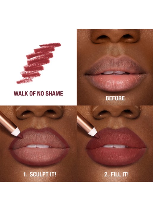 Charlotte Tilbury Lip Cheat - lipliner - detail 3 walk of no shame
