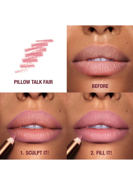 Charlotte Tilbury Lip Cheat - lipliner - detail 6 pillow talk fair