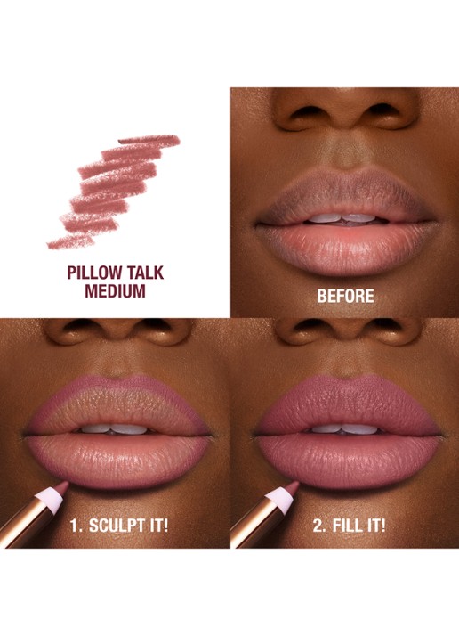 Charlotte Tilbury Lip Cheat - lipliner - detail 4 pillow talk medium