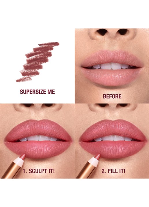 Charlotte Tilbury Lip Cheat - lipliner - achterkant 6 supersize me
