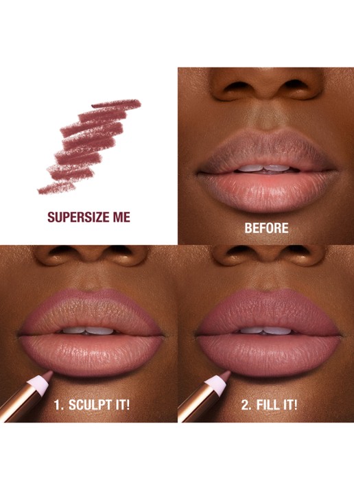 Charlotte Tilbury Lip Cheat - lipliner - detail 3 supersize me