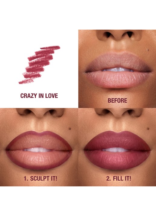 Charlotte Tilbury Lip Cheat - lipliner - detail 2 crazy in love