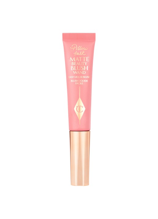 Charlotte Tilbury Matte Beauty Blush Wand - vloeibare blush - voorkant 5 pillow talk pink pop