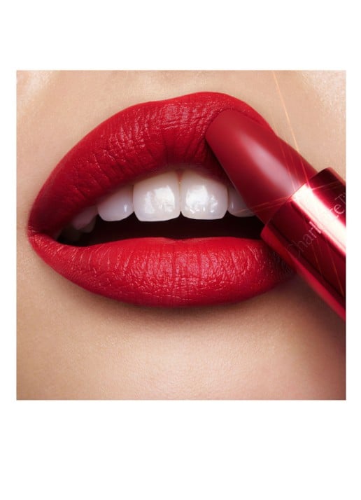Charlotte Tilbury Matte Revolution - lipstick - detail 5 pizzazz