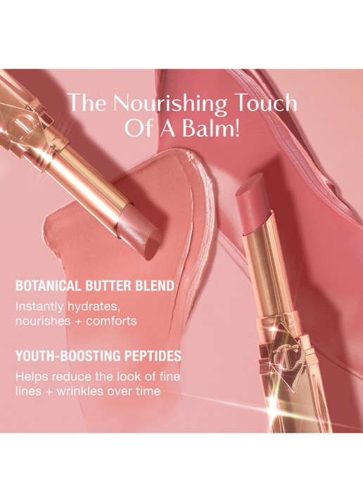 Charlotte Tilbury Pillow Talk Blush Balm - lipstick - detail 7 90s kiss
