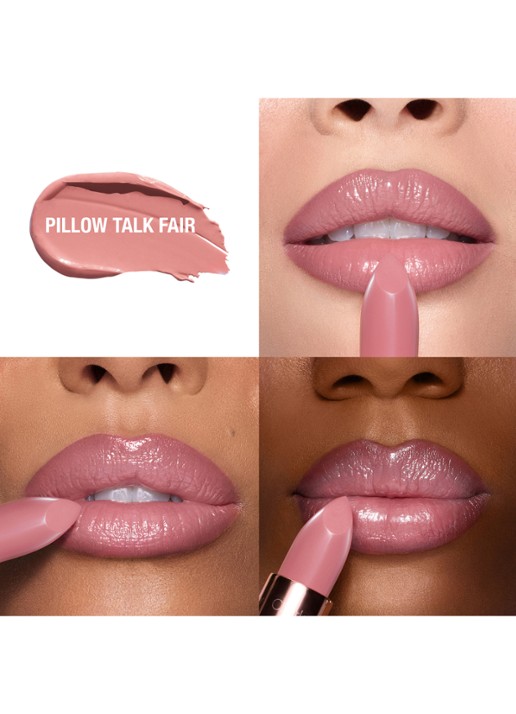 Charlotte Tilbury Pillow Talk Fair K.I.S.S.I.N.G lipstick - achterkant fair