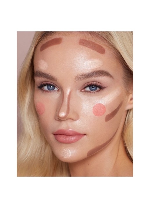 Charlotte Tilbury Pillow Talk Matte Beauty Blush Wand - vloeibare blush - detail 5 pink pop