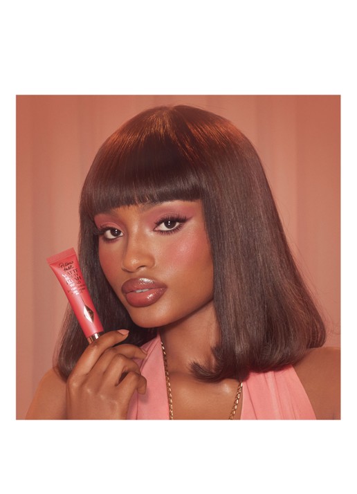 Charlotte Tilbury Pillow Talk Matte Beauty Blush Wand - vloeibare blush - detail 4 dream pop