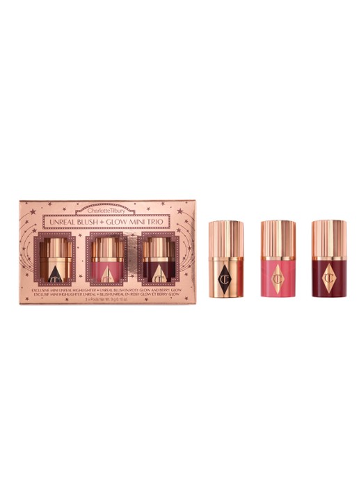 Charlotte Tilbury Unreal Blush + Glow Mini Trio - make-up set - voorkant 5 undefined