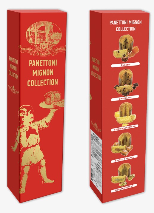 Chiostro di Saronno Mignon panettoni 100 gram - 5 stuks
