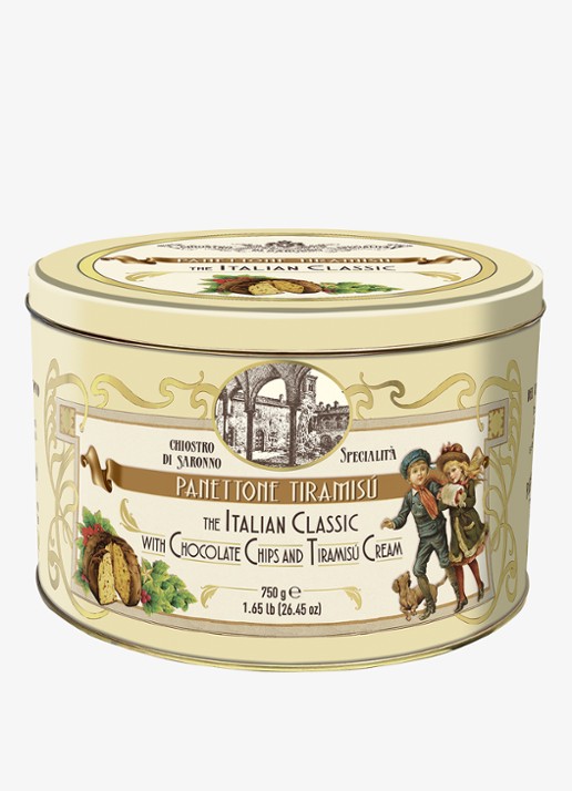Chiostro di Saronno Panettone Tiramisù in blik 750 gram