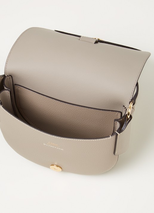 Chloé Darryl crossbodytas van kalfsleer - detail grijs
