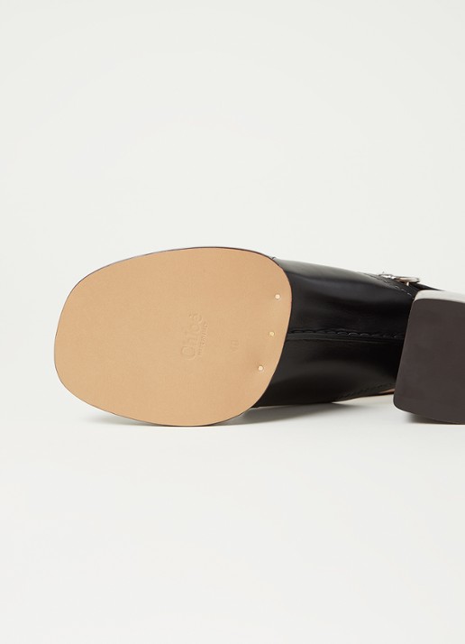 Chloé Gale sandalette van kalfsleer - detail 3 zwart