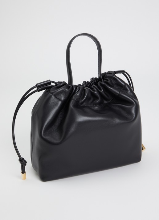 Chloé Mini Chloé Icons schoudertas van lamsleer - achterkant 5 zwart