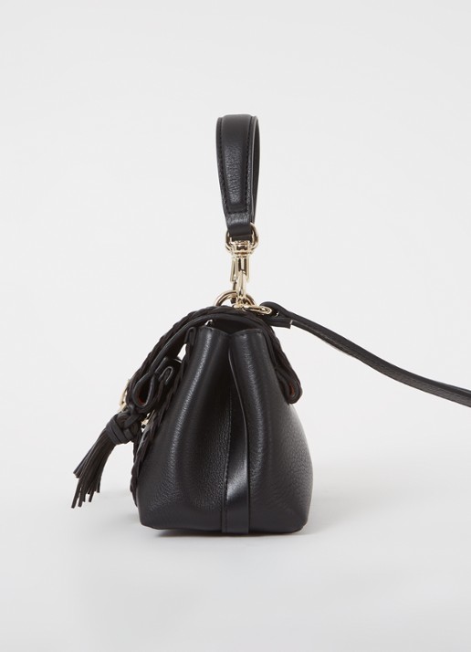 Chloé Penelope Mini handtas van kalfsleer - detail 2 zwart