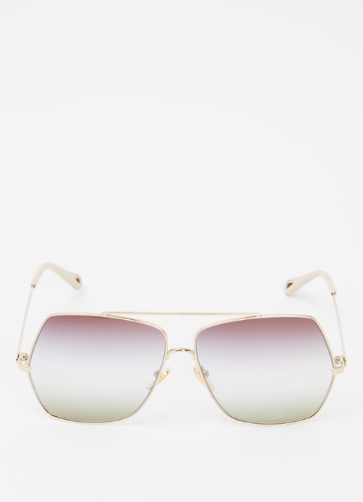 Chloé Piloten zonnebril CH0278S - detail 2 goud