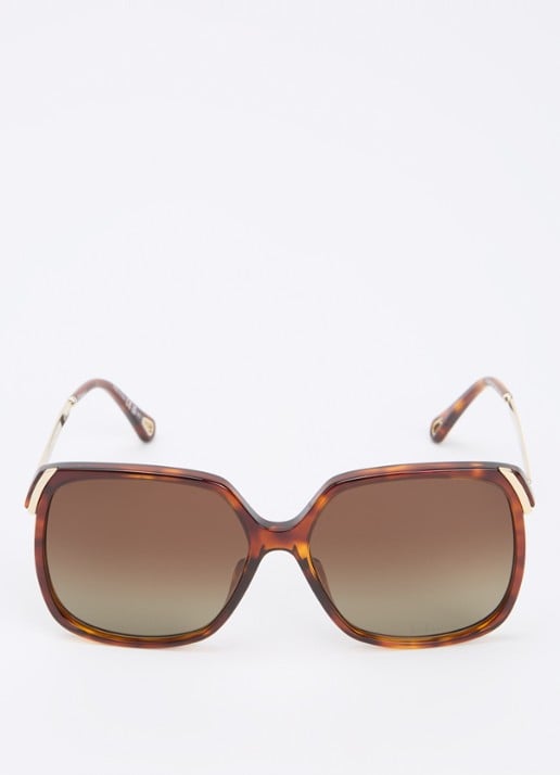 Chloé Retro zonnebril CH0286S - detail roestbruin