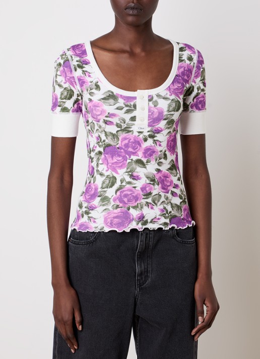 Chloé Top met bloemenprint