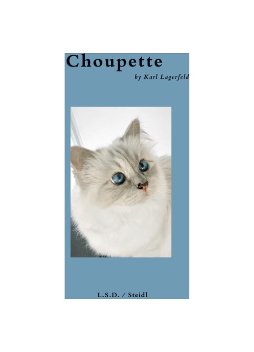 Choupette: Scrapbook of a Cat - voorkant blauw