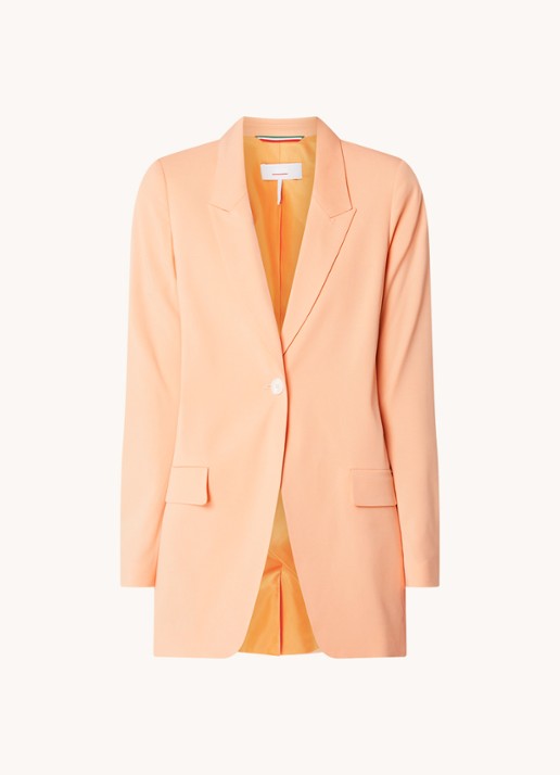 CINQUE Cilisa blazer  met klepzakken - voorkant 3 lichtoranje