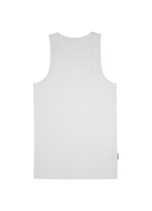 Claesen's Singlet in uni - voorkant wit