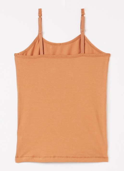 Claesens Singlet met print in 2-pack - voorkant 2 oranje