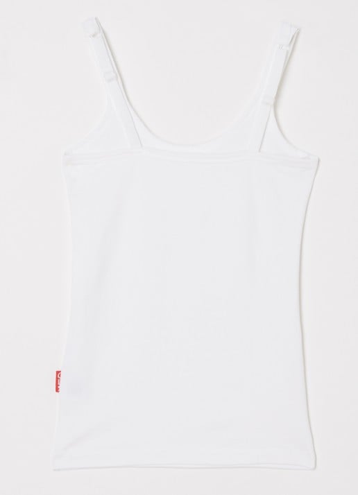 Claesens Singlet met verstelbare bandjes - voorkant 2 wit
