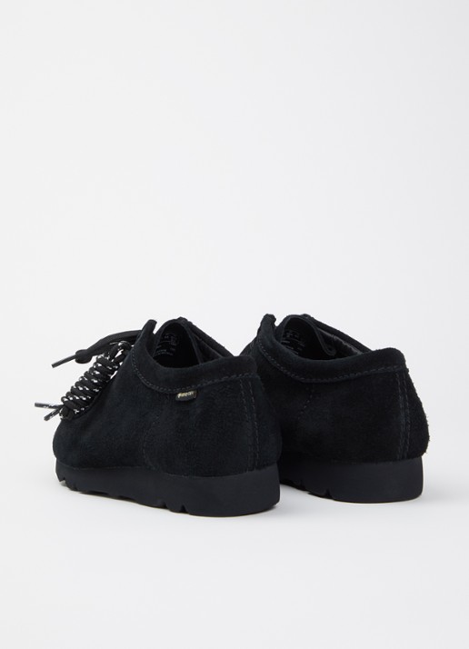 Clarks Originals Wallabee Gore-Tex veterschoen van suède - achterkant 2 zwart