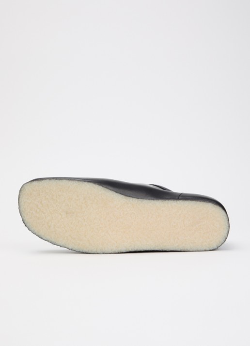 Clarks Originals Wallabee veterschoen van leer - detail 4 zwart