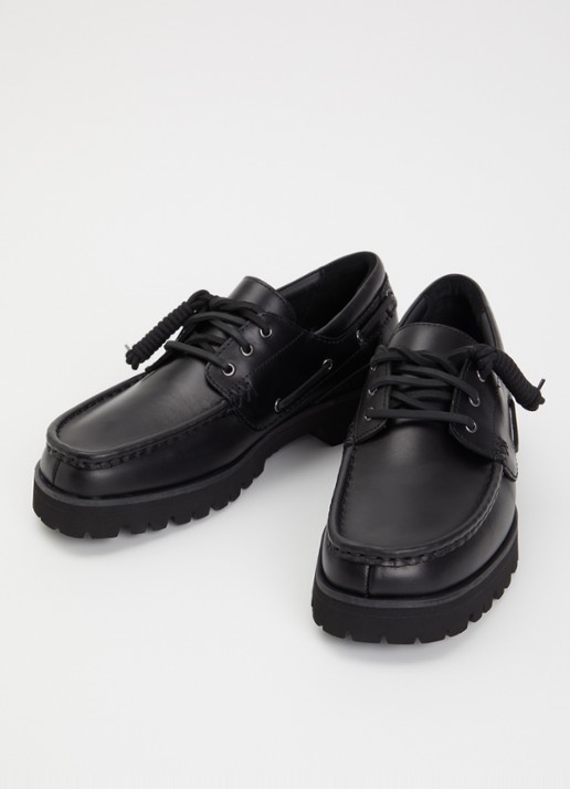 Clarks Originals Yukoner bootschoen van leer - detail 2 zwart