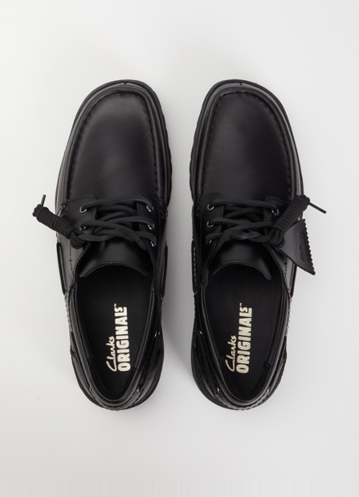Clarks Originals Yukoner bootschoen van leer - detail 3 zwart
