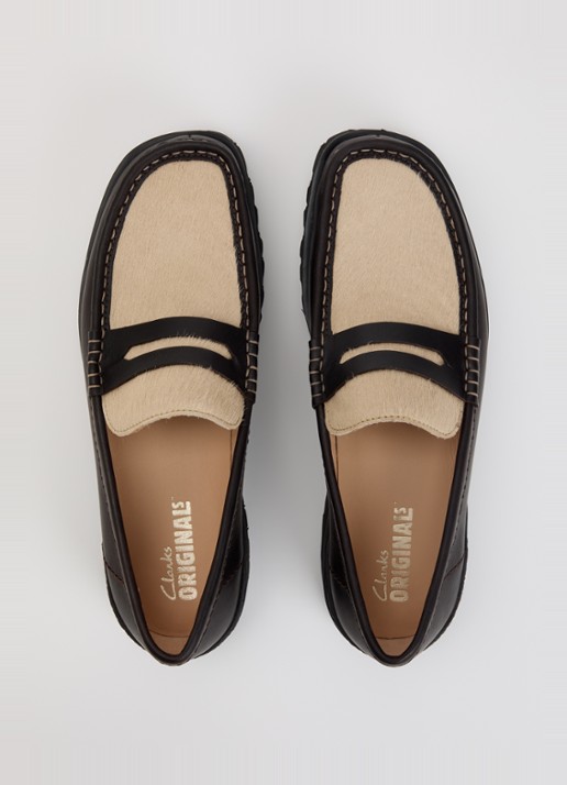 Clarks Originals Yukoner loafer van leer  - detail 3 bruin