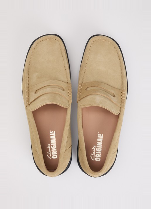 Clarks Originals Yukoner loafer van suède - detail 4 camel