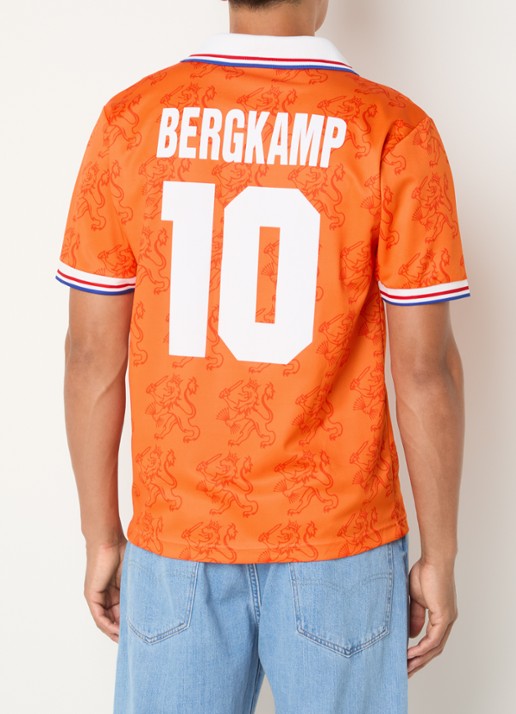 Classic Football Shirts 1994 Netherlands Bergkamp - achterkant 4 oranje