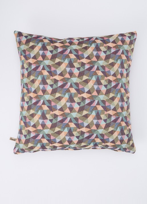 Claudi Graphic Pyramid sierkussen 45 x 45 cm - detail 3 multicolor