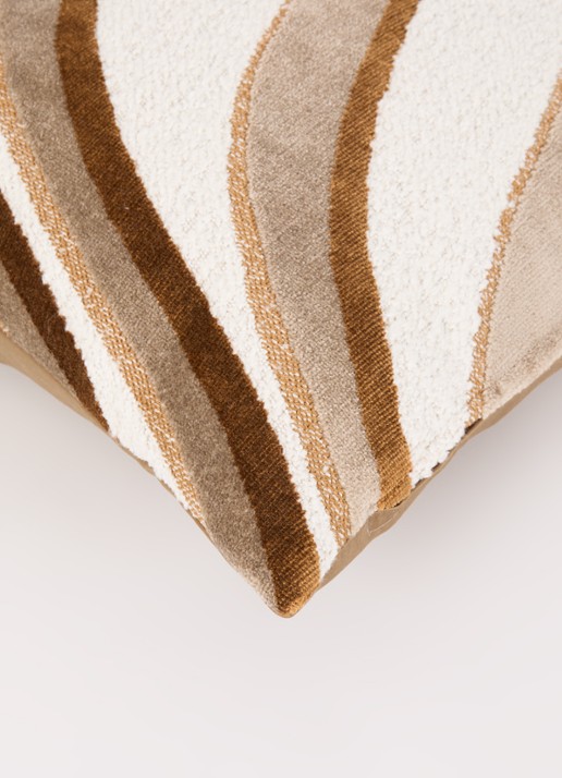 Claudi Moretta sierkussen 40 x 60 cm - detail 4 beige