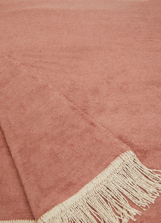 Claudi Paulos plaid 150 x 200 cm - detail 3 oudroze