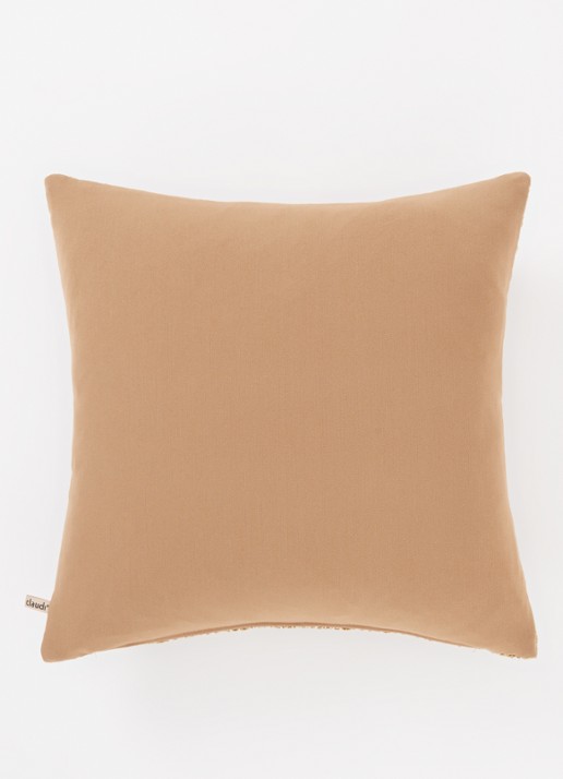 Claudi Sevissa Exclusive sierkussen 45 x 45 cm - detail camel