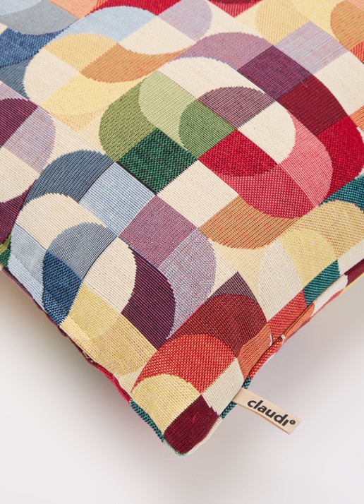 Claudi Shapes sierkussen 45 x 45 cm - detail 4 multicolor