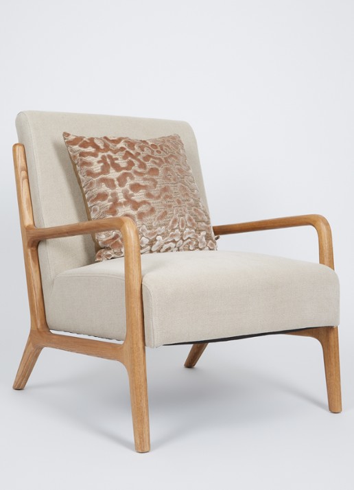 Claudi Talissa sierkussen 45 x 45 cm  - voorkant 4 beige