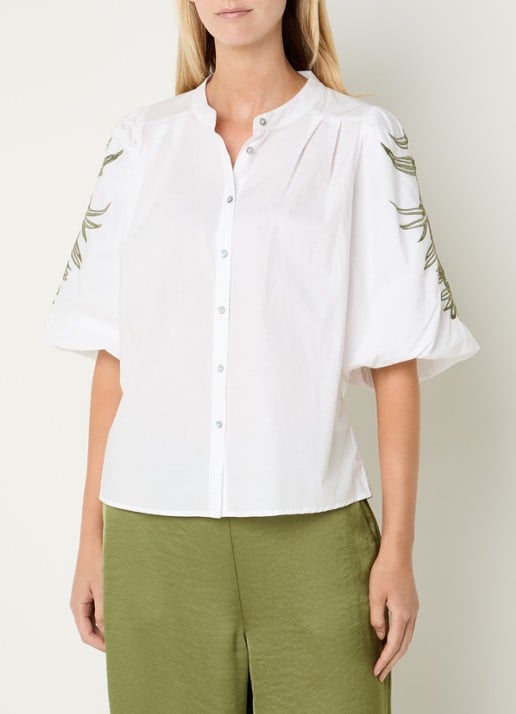 Claudia Sträter Blouse met borduring