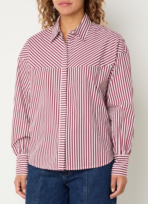 Claudia Sträter Blouse met streepprint