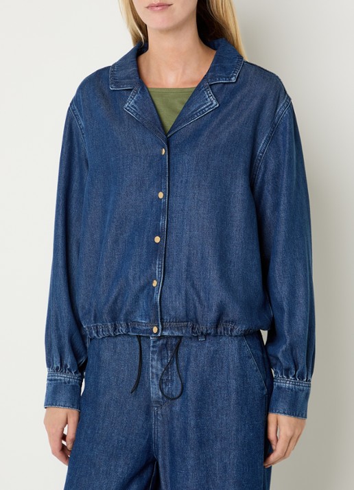 Claudia Sträter Blouse van denim