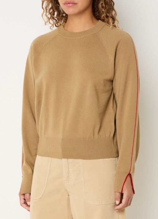 Claudia Sträter Fijngebreide pullover in alpaca wolblend