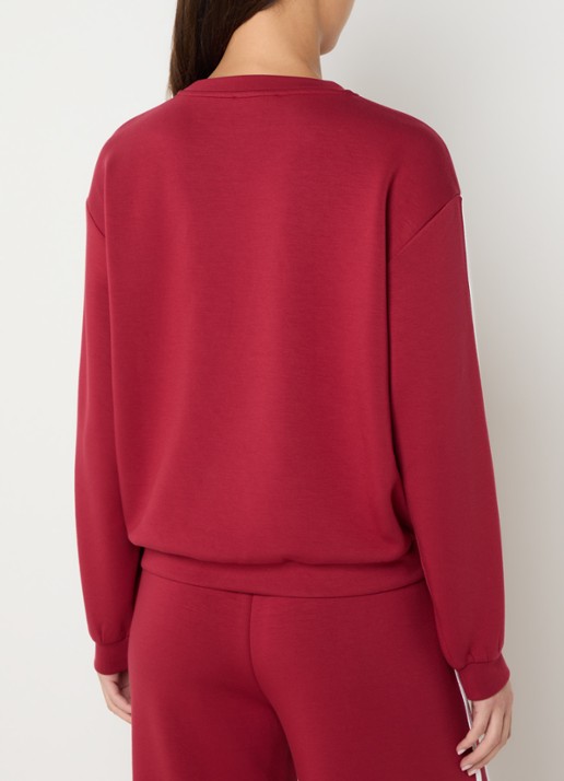 Claudia Sträter Sweater met ronde hals - achterkant 2 steenrood
