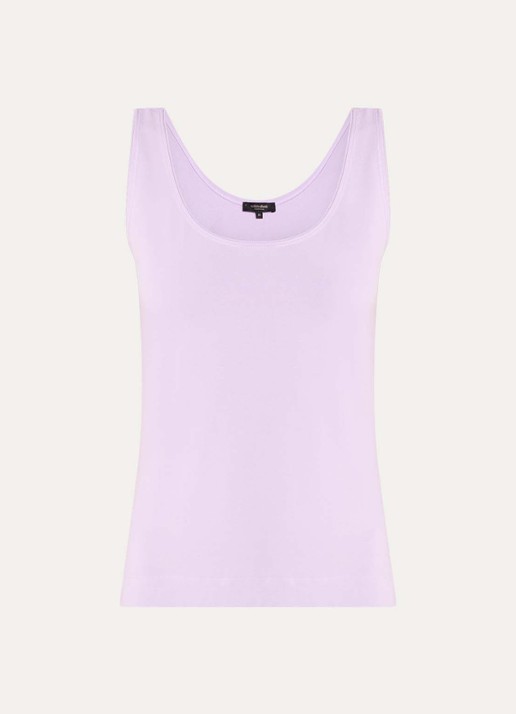 Claudia Sträter Tanktop met ronde hals - voorkant 2 lila