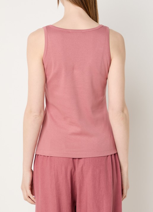 Claudia Sträter Tanktop met ronde hals - achterkant 2 oudroze