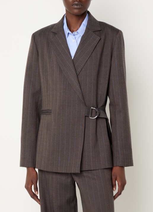 Claudie Pierlot Blazer in wolblend met paspelzakken
